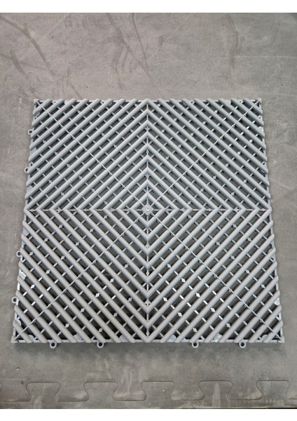Profesyonel Geçmeli Zemin Karo 40X40 cm | Oto Yıkama Detailing Garaj Tamirhane Zemin Kaplaması (7 Adet)