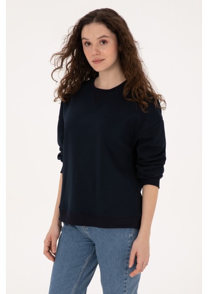 Kadın Lacivert Sweatshirt 50320028-VR033 modelleri