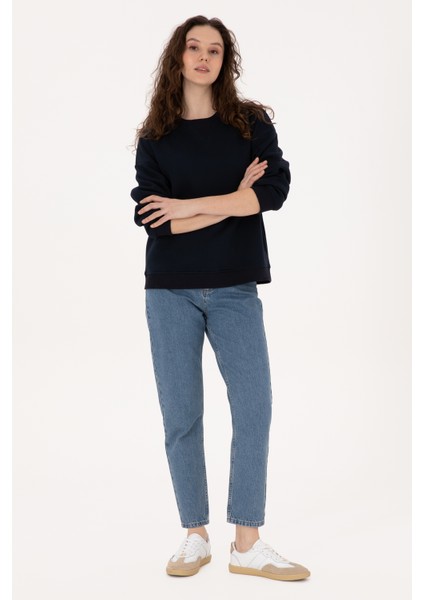 Kadın Lacivert Sweatshirt 50320028-VR033 fırsatları