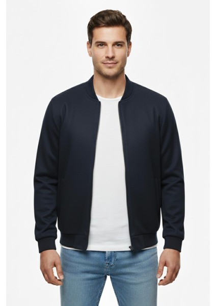 Erkek Büyük Beden Mevsimlik Hakim Yaka Süet Spor Mont BGL-ST05015