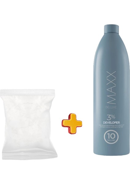 2'li Paket Set Beyaz Oryal 500 gr + 1000 ml Oksidan 10 Volum1