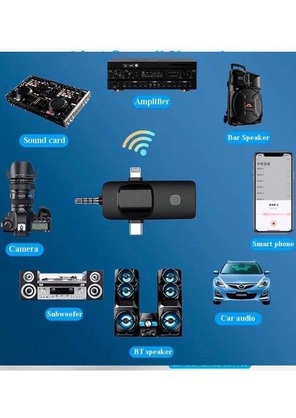 Yüksek Kalite Profesyonel 3 In 1 Kablosuz Taşınabilir Yaka Mikrofonu Tiktok modelleri