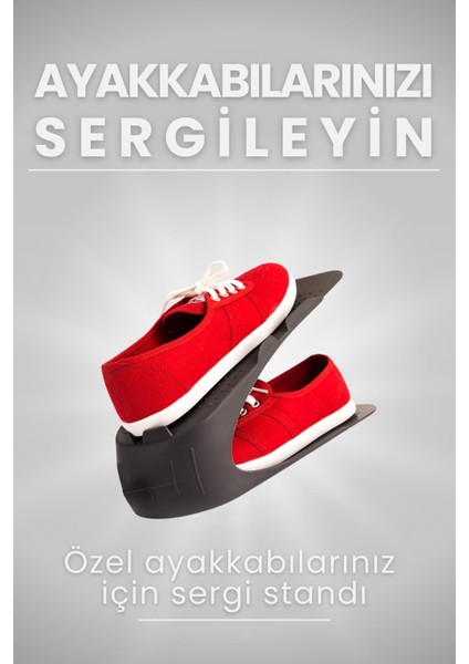 Ayakkabı Rampası 10 Adet | Dolap Düzenleyici Ayakkabı Sergi Rampası modelleri