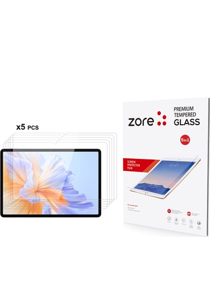 Honor Pad V9 Zore 5in1 Tablet Temperli Cam Ekran Koruyucu