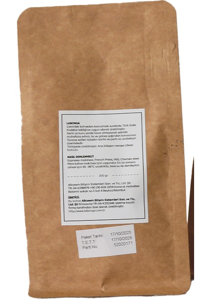 Single Orjin Öğütülmüş Kahve 200 gr (Etiyopya Harar) fiyatları