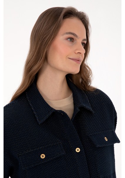 Kadın Lacivert Gömlek Örme 50314224-VR033 fiyatları