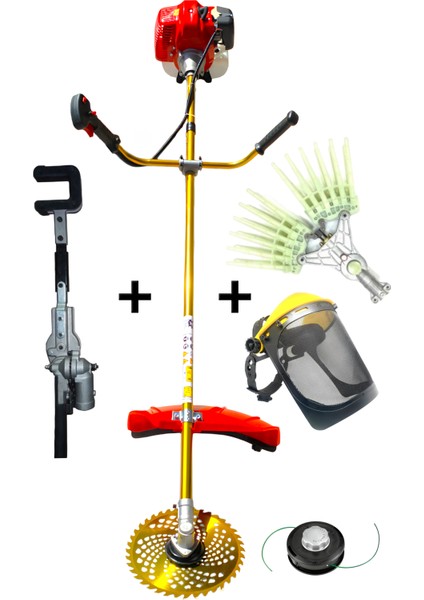 Yan Tırpan + Zeytin, Ceviz, Fındık Silkeleme Aparatı + Profesyonel Maske