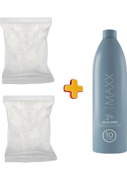 3'lü Paket Set Beyaz Oryal 2X500 gr + 1000 ml Oksidan 10 Volum