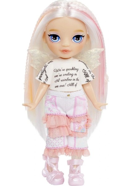 Rh Littles Gokkusagi Perisi Opal Raine Oyuncak Bebek Kanatli Mini Kiz Cocuk Figur Seti - 14 cm modelleri