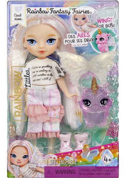 Rh Littles Gokkusagi Perisi Opal Raine Oyuncak Bebek Kanatli Mini Kiz Cocuk Figur Seti - 14 cm fırsatları