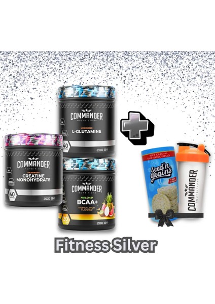 Fitness Silver Paketi (Kreatin + Bcaa + Glutamin) | + Hediyeli!