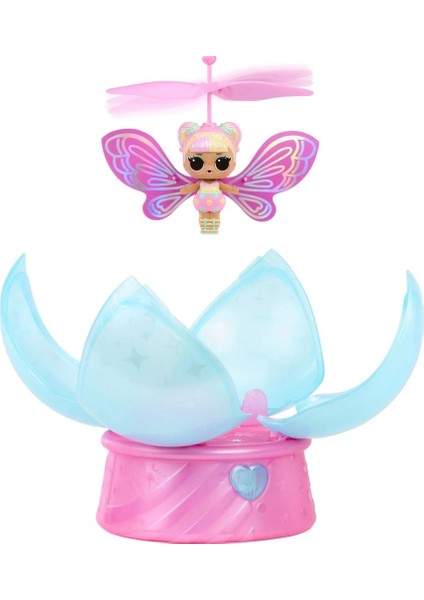 L.o.l Sihirli Uçan Peri Bebek LED Işıklı Küre ve Sihirli Asa ile Uçan Oyuncak Kız Bebek - 1 Adet indirimleri