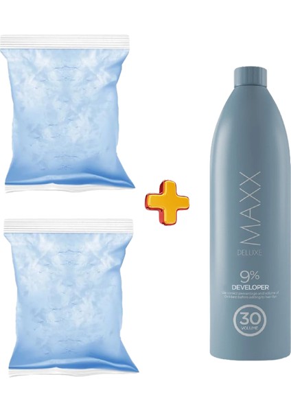 3'lü Paket Set Mavi Oryal 2X500 gr + 1000 ml Oksidan 30 Volum