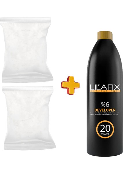 3'lü Paket Set Gri Oryal 2X500 gr + 1000 ml Oksidan 20 Volum