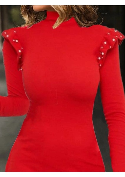 Omuz Inci Detay Kaşkorse Elbise fiyatları