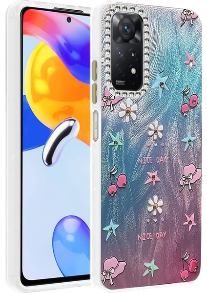 Xiaomi Redmi Note 12 Pro 4g Kılıf Blade Aynalı Desenli Kapak - Desen 4