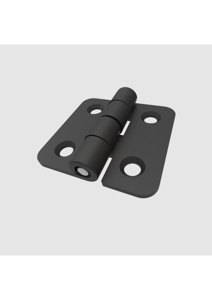 50X50 mm Çelik Menteşe ( Siyah - Krom )