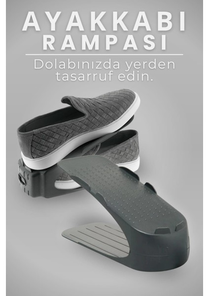 Ayakkabı Rampası | Dolap Düzenleyici Ayakkabı Sergi Rampası