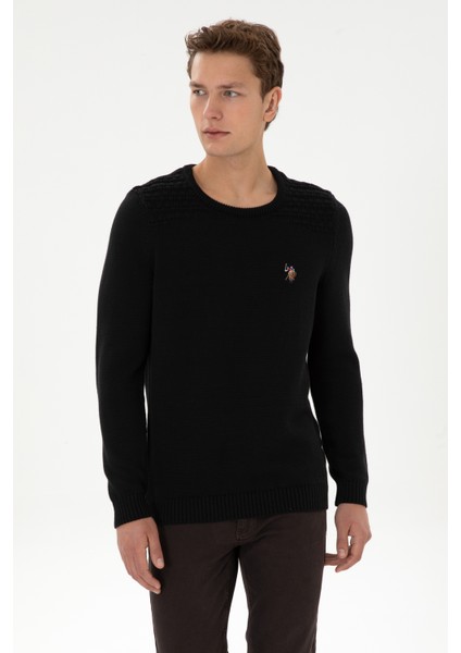 Erkek Siyah Kazak /triko 50314975-VR046