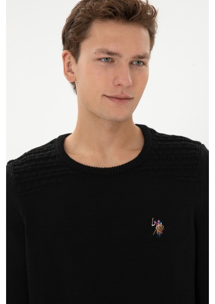 Erkek Siyah Kazak /triko 50314975-VR046 fiyatları