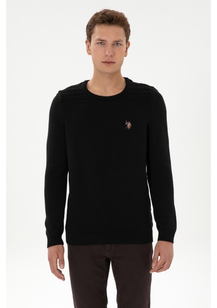 Erkek Siyah Kazak /triko 50314975-VR046 modelleri