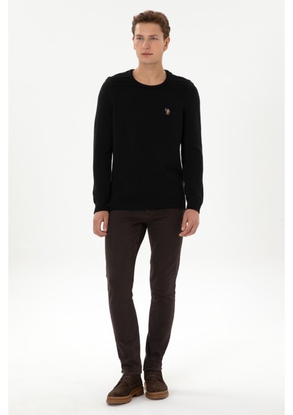 Erkek Siyah Kazak /triko 50314975-VR046 fırsatları