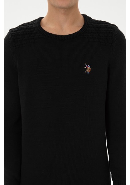 Erkek Siyah Kazak /triko 50314975-VR046