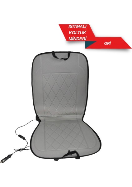 12V Isıtıcı Koltuk Minderi Çakmaklı Ayarlı Gri (Tekli) BR4807302