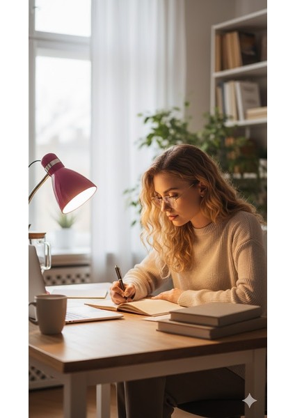 Metal Esnek Boyunlu Masa Lambası – Çalışma / Öğrenci / Okuma Lambası fiyatları