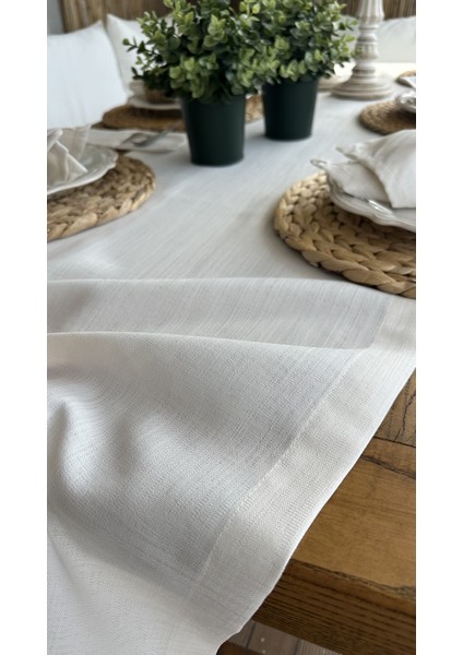 Keten Dokulu Ekru Runner (Peçetesiz) fiyatları