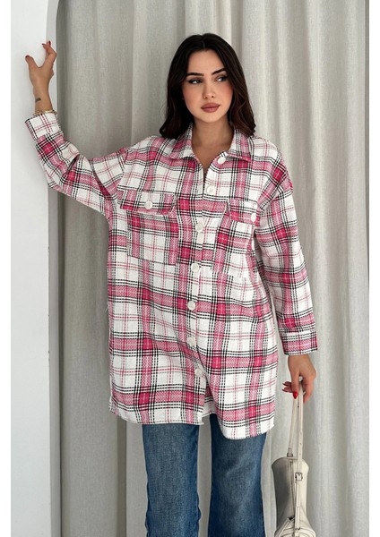 Uzun Oduncu Gömlek Pembe