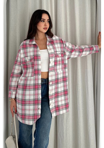 Uzun Oduncu Gömlek Pembe fırsatları