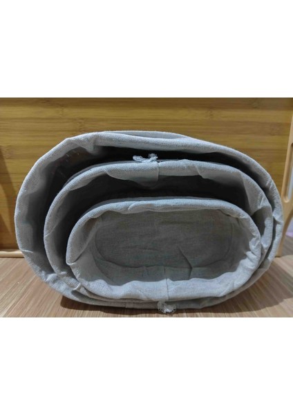 Orjinal Bambu Oval Kirli Sepeti ve Bambu 3 Lü Organizer (Sabunluk Havlu Kozmetik Saklama ) modelleri