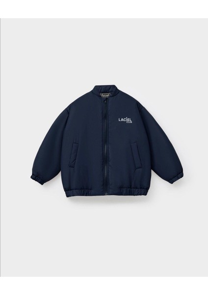 Unisex Çocuk Lacivert Bomber Mont – Fermuarlı, Cepli, Rahat Kesim fiyatları