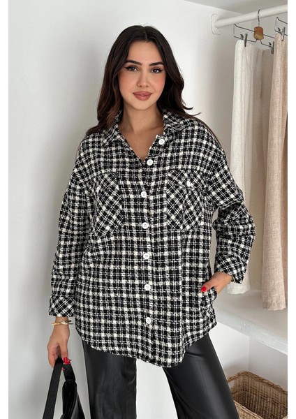 Çift Cepli Oduncu Gömlek Siyah modelleri