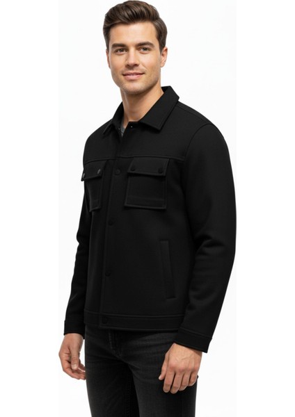 Erkek Siyah Silim Fit Mevsimlik Süet Spor Mont BGL-ST05016 fiyatları