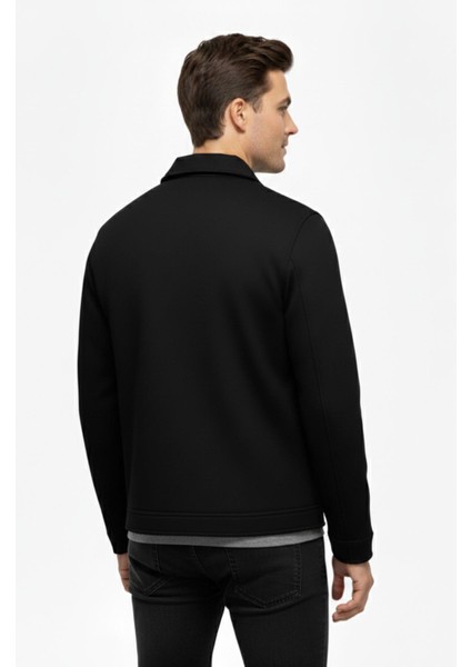 Erkek Siyah Silim Fit Mevsimlik Süet Spor Mont BGL-ST05016 indirimleri