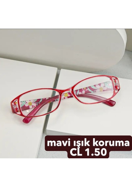 Şık Tasarım Mavi Işık Korumalı Yakın Ekran Okuma Kitap Gözlüğü