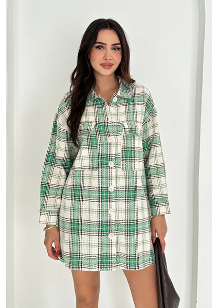 Uzun Oduncu Gömlek Yeşil