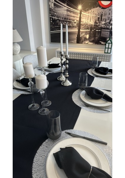 Pamuklu Leke Tutmaz Siyah Runner 1 Ad (Peçetesiz) fırsatları