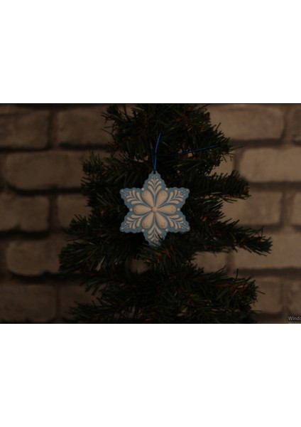 Yılbaşı Ağacı Kar Tanesi Süsü – 5’li Set (Çoklu Renk Seçeneği) fiyatları