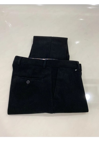 Rahat Kesim Kışlık Içi Polarlı Siyah Erkek Baba Kadife Pantolon indirimleri