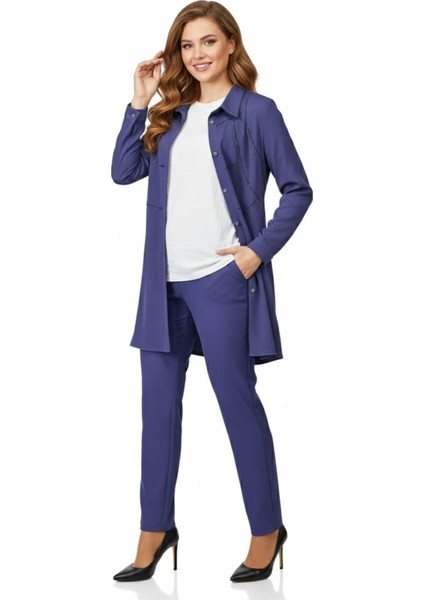 Kadın Taşlı Bluz Pantolon Tunik 3 Lü Takım BGL-ST04733 fiyatları