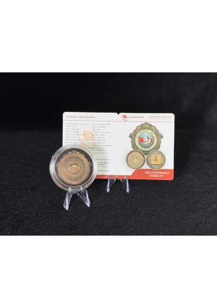 Mit Milli Istihbarat Teşkilatı – Bronz Hatıra Sikkesi fiyatları