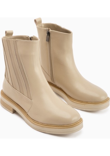 Lena Bej Lastik Detaylı Kadın Bot fiyatları