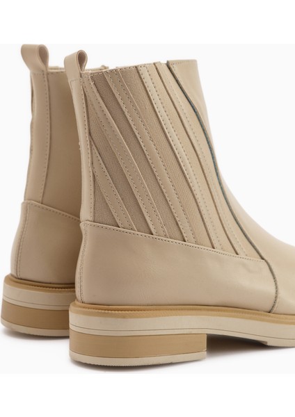 Lena Bej Lastik Detaylı Kadın Bot modelleri