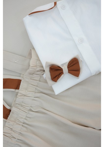 Bebek Aslan Baskılı Şort Salopet Takım fırsatları