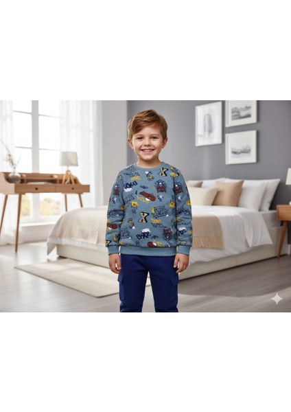 Nazar 3-6 Yaş Kaplan Baskılı 2 Li Erkek Tkm 24458