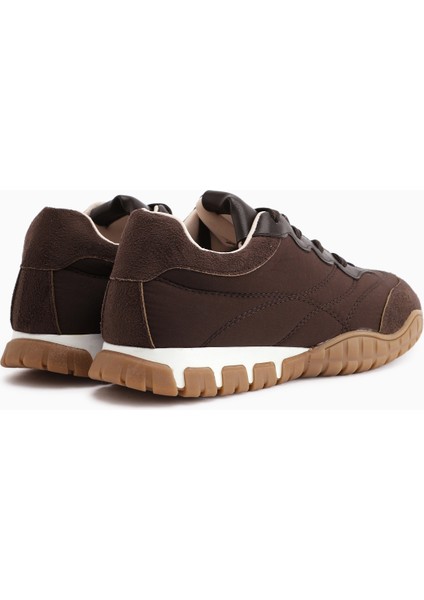 Leen Kahve Paraşüt Kumaşlı Kadın Sneakers fırsatları