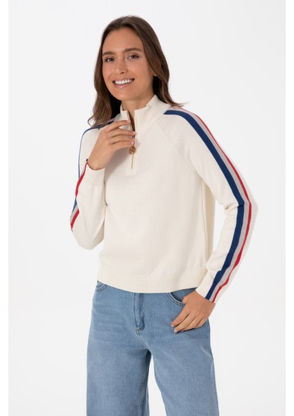 Kadın Krem Kazak /triko 50314691-VR071
